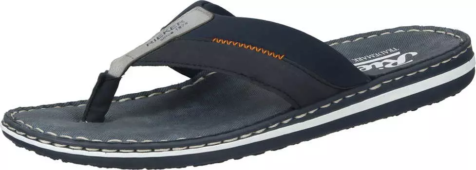 Мюли rieker Komfort, цвет grigio/pazifik/navy