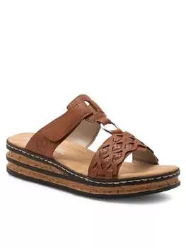 Мюли Rieker, коричневый