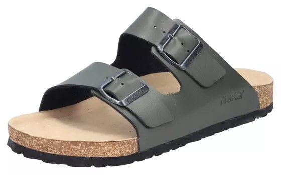 Мюли Rieker, темно-зеленый