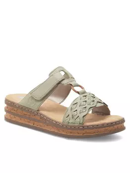 Мюли Rieker, зеленый