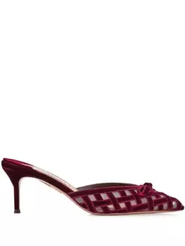 Мюли Romance 65 Aquazzura, красный