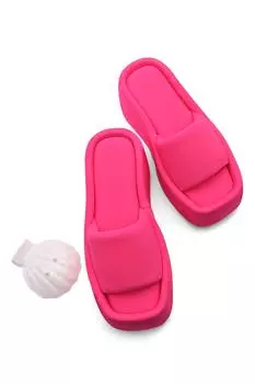 Мюли - Розовый - Танкетка Marjin