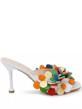 Мюли с аппликацией London Dee Ocleppo, белый