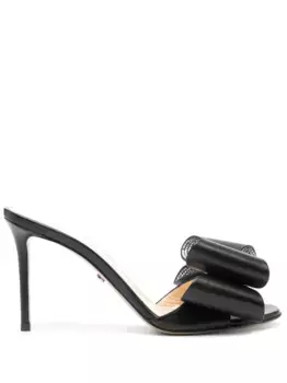 Мюли с бантом MACH & MACH, черный