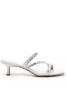 Мюли с кристаллами Michael Michael Kors, белый