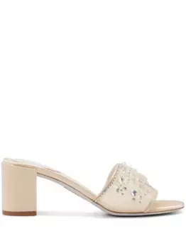 Мюли с кристаллами Ren Caovilla, нейтральный