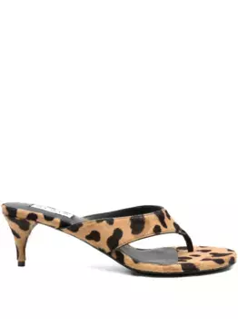 Мюли с леопардовым принтом Alaa, коричневый