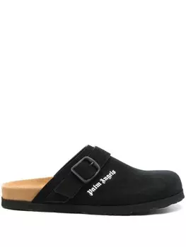 Мюли с логотипом Palm Angels, черный