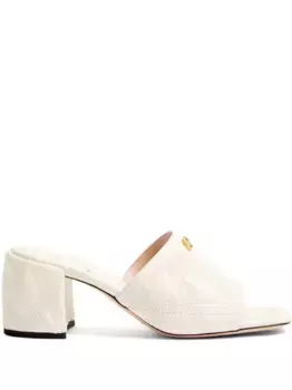 Мюли с логотипом VLogo Signature VALENTINO GARAVANI, белый