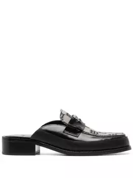 Мюли с монограммой MISBHV, нейтральный