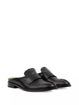 Мюли с открытым носком MM6 Maison Margiela, черный
