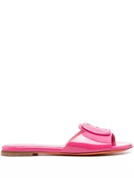 Мюли с открытым носком Santoni, розовый