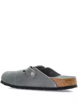 Мюли с пряжками BIRKENSTOCK, серый