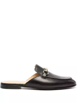 Мюли с пряжкой Scarosso, черный