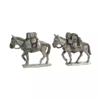 Мюли с рыцарским багажом, Historical Miniatures - Medieval - Accessories (28mm) (Mirliton SG)