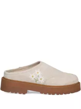 Мюли с вышивкой Maggiore Diemme, нейтральный