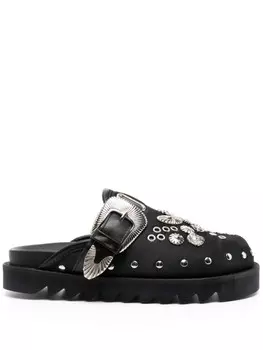 Мюли с заклепками Toga, черный