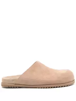 Мюли с закругленным носком Rick Owens, коричневый