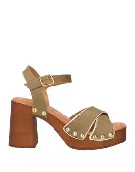 Мюли Sandro Rosi, зеленый