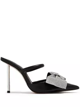 Мюли Schutz Mila 100 мм с носовой частью, черный