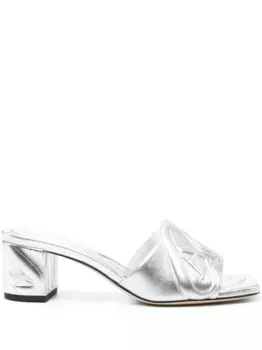 Мюли Seal 60 Alexander McQueen, серебяный