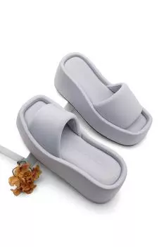 Мюли - Серый - Танкетка Marjin