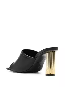 Мюли Simkhai 80 мм Winston из кожи, черный