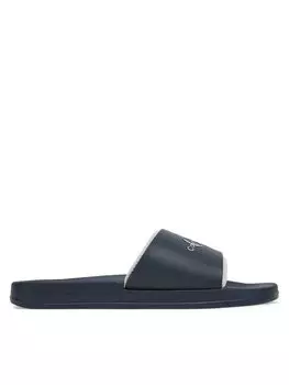 Мюли Slide Rubber Neoprene Monologo YM0YM00361 Calvin Klein Jeans, синий