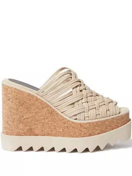 Мюли Sneakelyse на платформе 105 мм Stella McCartney, нейтральный