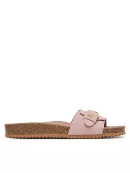 Мюли Soft Suede Adjustable Mule FW0FW08809 Tommy Hilfiger, розовый