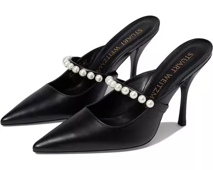 Мюли Stuart Weitzman Goldie 100, черный