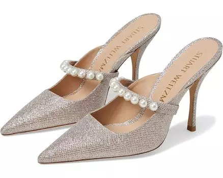 Мюли Stuart Weitzman Goldie 100, цвет Poudre