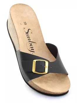 Мюли Sunbay Lotus, черный