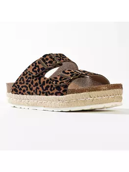 Мюли Sunbay Orange, цвет Braun/Schwarz