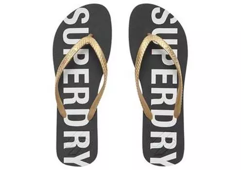 Мюли Superdry Badesandale, черный