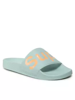 Мюли Superga, зеленый