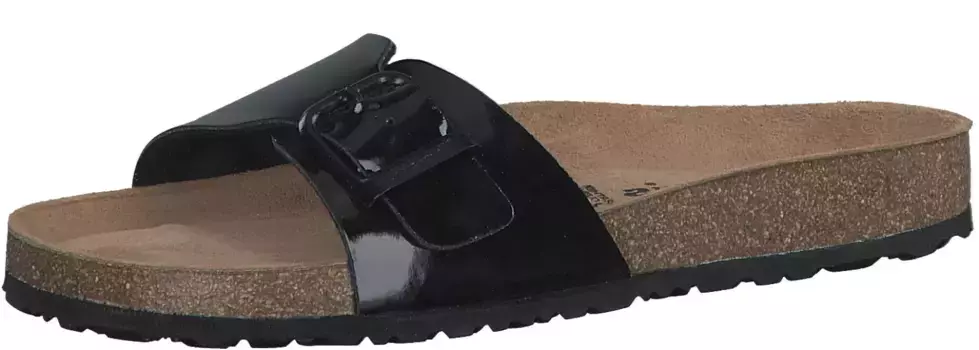 Мюли Tamaris "CORRA", летняя обувь, тапочки с кожаной стелькой, черный