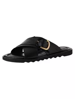 Мюли Tamaris, цвет black leather