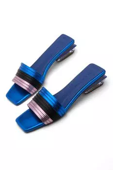 Мюли - Темно-синий - Блок Marjin