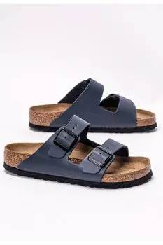 Мюли - Темно-синий - Плоская подошва Birkenstock, темно-синий