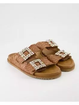 Мюли Terry, коричневый