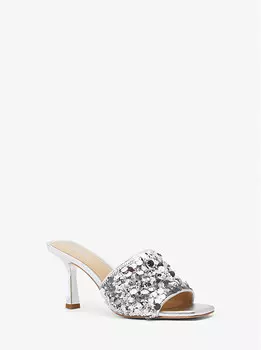Мюли Tessa с ручной отделкой, лимитированная серия Michael Kors, серебряный
