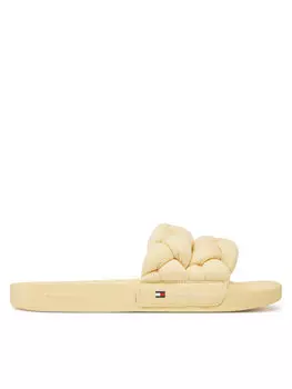 Мюли Tjw Braided Slide EN0EN02764 Tommy Jeans, желтый