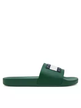 Мюли Tommy Jeans Pool Slide Ess EM0EM01191 Tommy Jeans, зеленый