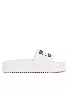 Мюли Tommy Jeans Tjw Elevated Flatform Slide EN0EN02451, экрю