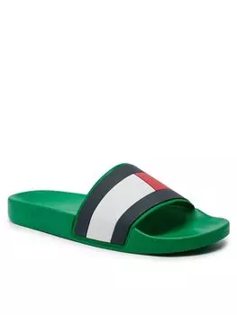 Мюли Tommy Jeans, зеленый