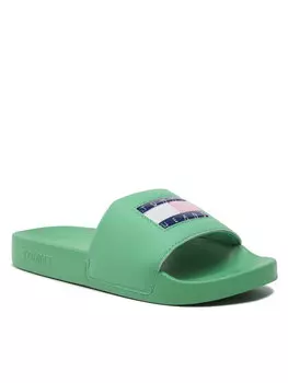 Мюли Tommy Jeans, зеленый