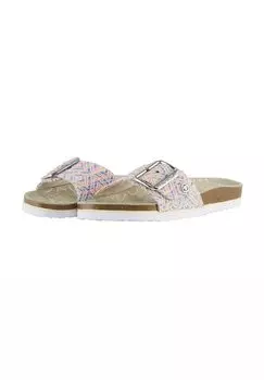 Мюли TRENNER MIT BUNTEM MUSTER TOM TAILOR, синий