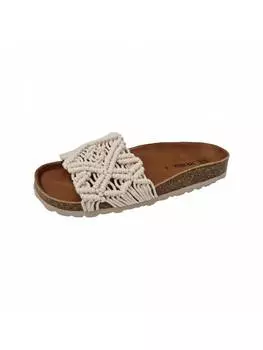 Мюли Verbenas, бежевый