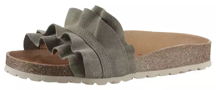 Мюли VERBENAS "Rocio Roda", летняя обувь, тапочки, подходящие для пляжа и купания, хаки